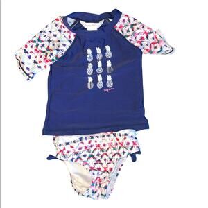 Tommy Bahama toddler girl pineapple print bikini swim suit